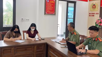 Công an phường Cam Đường xử phạt 15 triệu đồng 2 trường hợp đăng tin sai sự thật trên Facebook