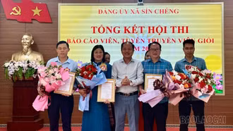 Sín Chéng tổ chức thành công Hội thi Báo cáo viên, tuyên truyền viên giỏi năm 2026