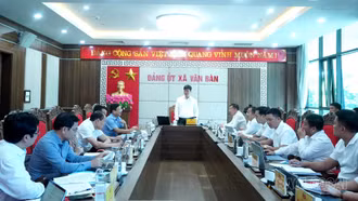 Đoàn giám sát số 08 của Tỉnh ủy Lào Cai làm việc tại xã Khánh Yên