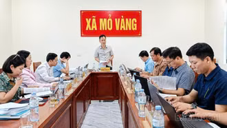 Đoàn giám sát số 02 của Tỉnh ủy làm việc tại xã Mỏ Vàng