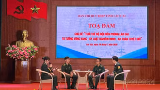 Tuổi trẻ Bộ đội Biên phòng Lào Cai nâng cao kỷ cương, đấu tranh với các hành vi lệch chuẩn