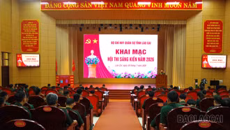 Bộ Chỉ huy Quân sự tỉnh Lào Cai tổ chức Hội thi sáng kiến năm 2026