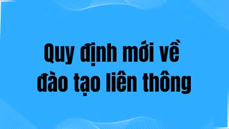 Quy định mới về đào tạo liên thông