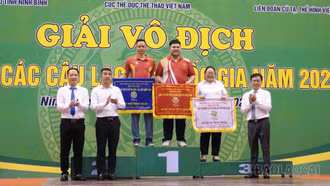 Cử tạ Lào Cai giành hạng Nhì toàn đoàn tại Giải vô địch các câu lạc bộ quốc gia năm 2026