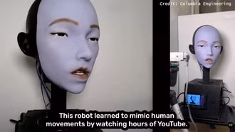 Robot học YouTube để biểu cảm chân thực, xóa nhòa ranh giới người - máy