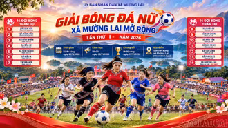 Mường Lai sẵn sàng cho Giải bóng đá nữ mở rộng lần thứ I năm 2026