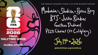 Justin Bieber, Madonna, Shakira và BTS sẽ biểu diễn giữa giờ trận chung kết World Cup 2026