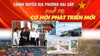 Chính quyền địa phương hai cấp mở ra cơ hội phát triển mới