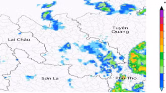 Lào Cai: 86 xã, phường cảnh báo có dông, lốc, sét, mưa đá và mưa lớn cục bộ trong 3 giờ tới