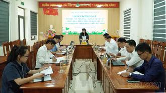 HĐND tỉnh Lào Cai khảo sát việc thực hiện Nghị quyết số 30 tại phường Trung Tâm