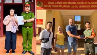 Lực lượng Công an cơ sở tỉnh Lào Cai liên tiếp trao trả tài sản cho du khách quốc tế