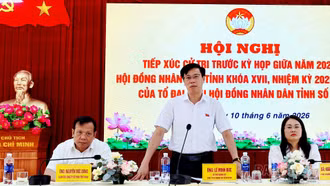 Tổ đại biểu số 02 HĐND tỉnh tiếp xúc cử tri tại khu vực Yên Bình