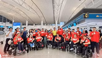 Đoàn Thể thao người khuyết tật Việt Nam sẵn sàng tranh tài tại Asian Para Games 2026