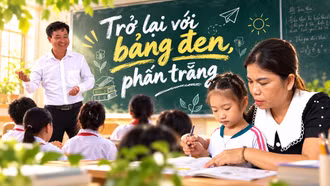 Trở lại với bảng đen, phấn trắng