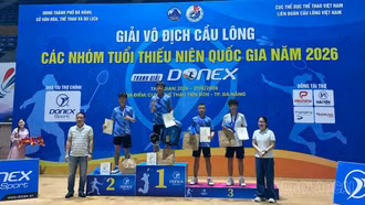 Vượt nhiều đối thủ, tay vợt Lào Cai giành HCĐ Giải Vô địch Cầu lông thiếu niên quốc gia 2026
