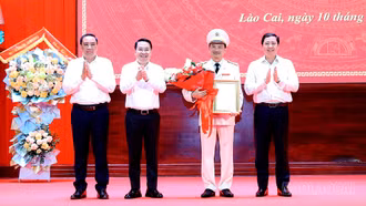 Đại tá Trịnh Khắc Cường giữ chức Giám đốc Công an tỉnh Lào Cai