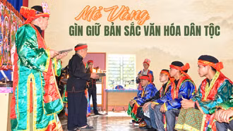 Mỏ Vàng gìn giữ bản sắc văn hóa dân tộc