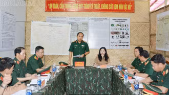 Bộ Tổng Tham mưu kiểm tra công tác rà phá bom, mìn tại tỉnh Lào Cai