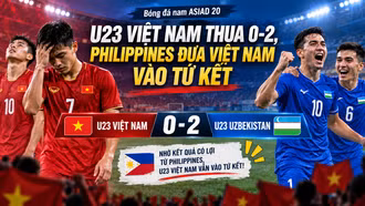 U23 Việt Nam thua 0-2, Philippines đưa Việt Nam vào tứ kết