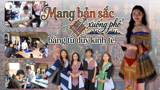 Mang bản sắc xuống phố bằng tư duy kinh tế