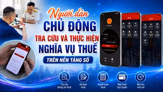 Người dân chủ động tra cứu và thực hiện nghĩa vụ thuế trên nền tảng số