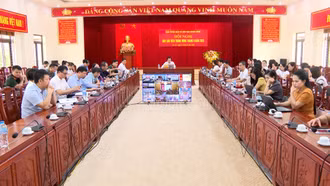 Lào Cai tham dự Hội nghị Báo cáo viên Trung ương tháng 8