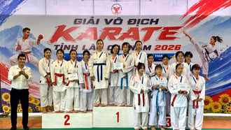 Bế mạc Giải vô địch Karate tỉnh Lào Cai năm 2026