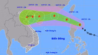 Đường đi, tác động của bão Wipha có hình dáng bão Yagi