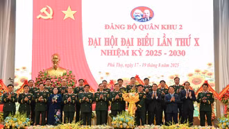 Quân khu 2 long trọng tổ chức Đại hội đại biểu Đảng bộ lần thứ X, nhiệm kỳ 2025 - 2030