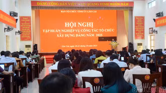 Lào Cai: 630 học viên tham dự lớp tập huấn nghiệp vụ công tác tổ chức xây dựng Đảng