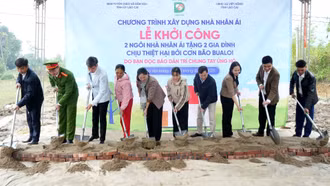 Khởi công nhà nhân ái và nhiều hoạt động thiết thực tại xã Việt Hồng