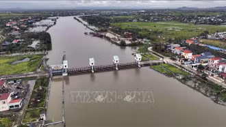 Hệ thống thủy lợi Bắc Bộ và Bắc Trung Bộ ứng phó với bão số 3