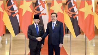 Chủ tịch Quốc hội Trần Thanh Mẫn hội kiến Quốc vương Brunei