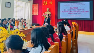 Trường THPT Chuyên Nguyễn Tất Thành gặp mặt 89 học sinh tham dự Kỳ thi chọn học sinh giỏi quốc gia 
