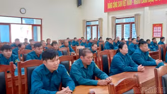 Tập huấn nâng cao năng lực cán bộ dân quân năm 2026
