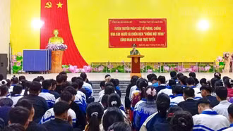 Trên 500 học sinh, giáo viên Trường THPT số 3 Bảo Yên tham gia chiến dịch truyền thông “Không một mình - Cùng nhau an toàn trực tuyến" 