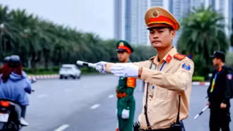 Phân luồng giao thông phục vụ Lễ mở ký Công ước Hà Nội từ 25-26/10