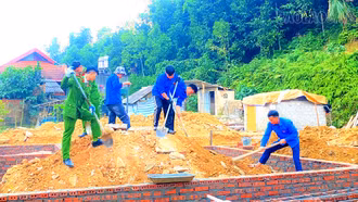 Mường Lai hoàn thành 5 nhà ở “Chiến dịch Quang Trung”