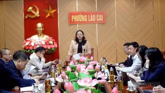 Đoàn kiểm tra của tỉnh làm việc về công tác Mặt trận tại 04 xã, phường