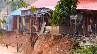 Bão số 3 làm 79 ngôi nhà bị tốc mái, hơn 100.000 ha lúa ngập úng