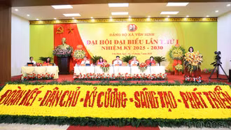 Phiên trù bị Đại hội đại biểu Đảng bộ xã Yên Bình