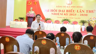 Tổng duyệt chương trình Đại hội Đại biểu lần thứ I, Đảng bộ xã Yên Bình, nhiệm kỳ 2025 - 2030