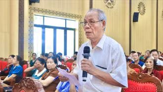 Xã Mậu A tổ chức đối thoại với bí thư chi bộ, trưởng thôn và người có uy tín trong cộng đồng