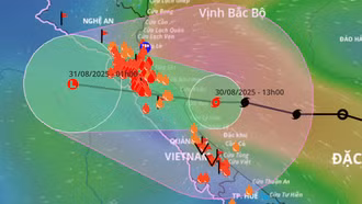 Bão Nongfa đổ bộ bắc Quảng Trị - nam Hà Tĩnh