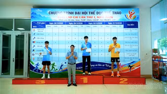Ngành Giáo dục và Đào tạo dẫn đầu bảng tổng sắp huy chương Đại hội Thể dục, thể thao tỉnh Lào Cai lần thứ I, năm 2026