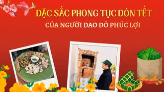 Đặc sắc phong tục đón Tết của người Dao đỏ Phúc Lợi