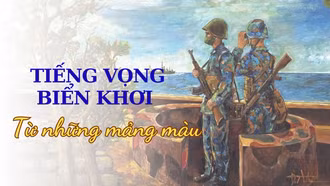 Tiếng vọng biển khơi từ những mảng màu