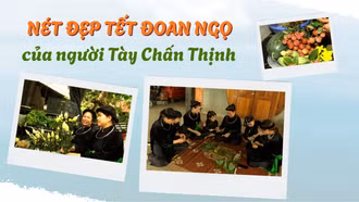 Nét đẹp Tết Đoan Ngọ của người Tày Chấn Thịnh