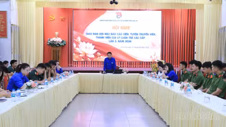 Giao ban đội ngũ báo cáo viên, tuyên truyền viên, thành viên Câu lạc bộ Lý luận trẻ tỉnh Lào Cai 