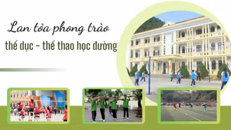 Lan tỏa phong trào thể dục - thể thao học đường